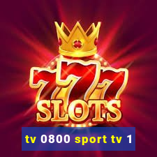 tv 0800 sport tv 1